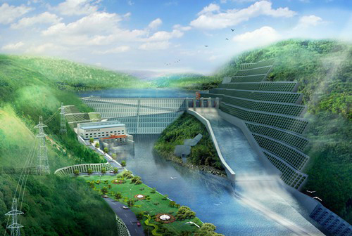 西市老挝南塔河1号水电站项目